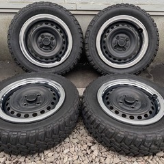 ホンダnbox純正 タイヤホイールセット 4本