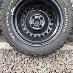 ホンダnbox純正 タイヤホイールセット 4本