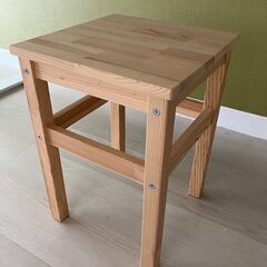 ５００円！木製（松）スツール (IKEA) - Wooden (...