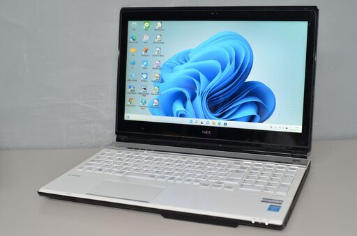 中古ノートパソコン Windows11+office 爆速SSD512GB NEC LL750/M core i7-4700MQ/メモリ8GB/15.6インチ/カメラ/無線内蔵/ブルーレイ搭載