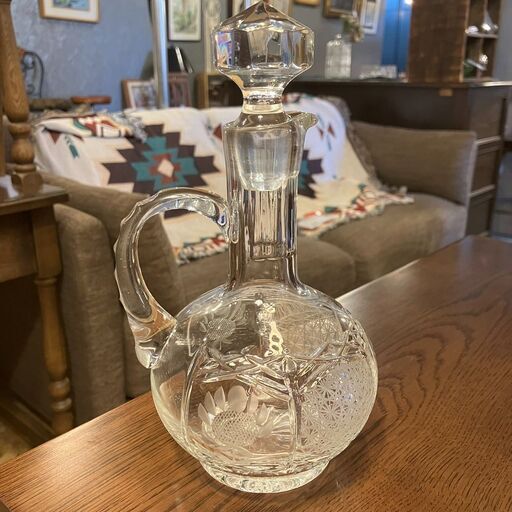 BOHEMIA ボヘミア デカンタ デキャンタ フラワーアート クリスタル