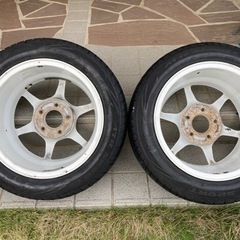 15インチタイヤ付きホイール4本セット