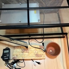 決まりました。ケージセット ケージ、暖突、タイマーサーモ等