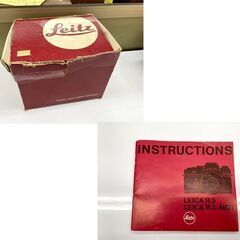 LEITZ LEICA ライカ フィルムカメラ R3 ELECTRONIC ボディのみ レザーケース付き 説明書付き ライツ ジャンク 札幌市手稲区