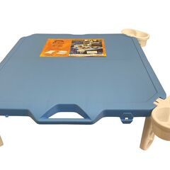 パール金属 ハンディーテーブル ブルー 63×63cm ピクジェ...