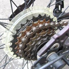 クロスバイク FORTERA CIERO 700C 変速切替 紫色系/ムラサキ 自転車 札幌市北区屯田