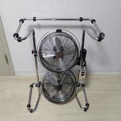 メタルダブルファン扇風機