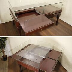 店使用】≪zyt1036ジ≫ アンティーク調 宝飾品ケース 鍵付き 猫脚/ガブリ