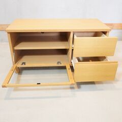 人気の無印良品(MUJI)のオーク材を使用したAVラック！！シンプルなTV 