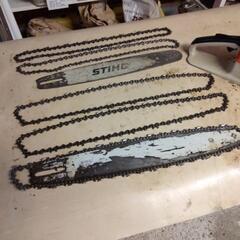 チェーンソー STHIL 024AV ガイドバー50cmと45cm ソーチェン5本付き