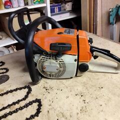 チェーンソー STHIL 024AV ガイドバー50cmと45cm ソーチェン5本付き