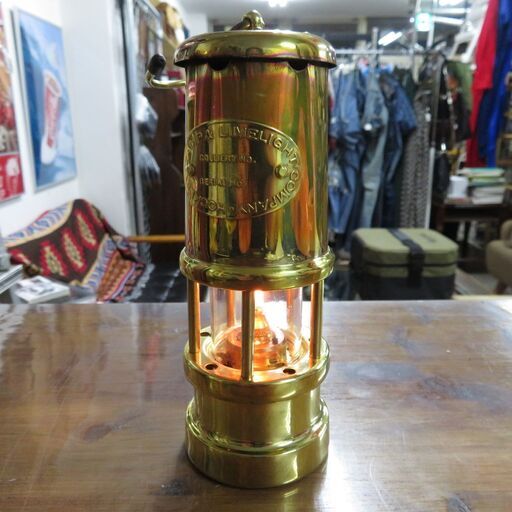 JDバーフォード Miner's Lamp マイナーズランプ Made in Wales カッパー＆ブラス|江別市のリサイクルショップドロップ