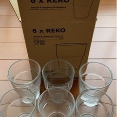 IKEA REKO イケア レーコ グラス コップ 6個