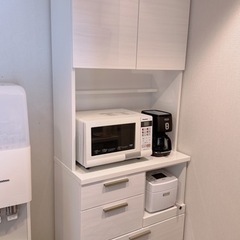 ニトリ　キッチンボード 食器棚　幅80cm