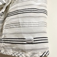 正規品 シャネル 夏服 リボン ノースリーブ  カットソー  キャミ ボーダー