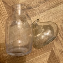 ガラス　花瓶2つ