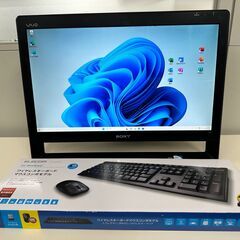 ?【美品】SONY デスクトップPC 『Windows11搭載』 最新office2021付属 
