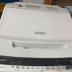 ☆中古￥19,800！【会員価格￥17,800】HITACHI　8.0㎏洗濯機　家電　2019年製　BW-V80型　幅61㎝ｘ奥行61㎝ｘ高さ100㎝　【BG067】