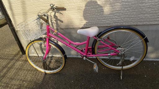 22インチ 小学生用自転車 ピンク