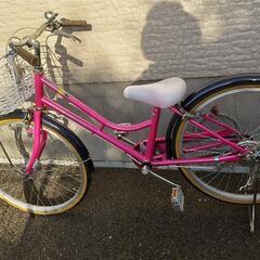 22インチ 小学生用自転車 ピンク