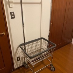 Laundry cart double pole ランドリーカート ダブルポール