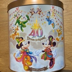 ディズニー40周年 チョコクランチの空き缶