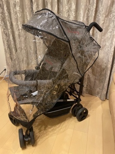 キンダーワゴン DuoCity HOP2 レインカバー付き 分解清掃済み