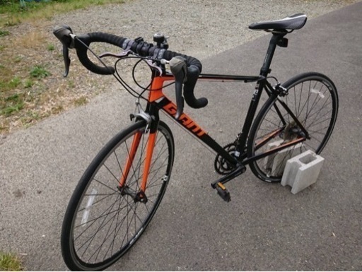 [トレード希望] ジャイアント ロードバイク  DEFY Giant DEFY ALUXX ブラック×オレンジ
