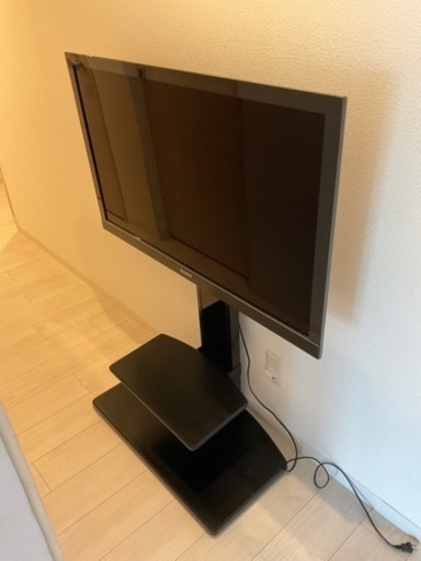 ソニー40型液晶テレビ＋壁寄せスタンド