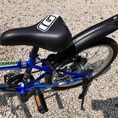 478、【走行少】ジュニアマウンテンバイク20インチブルー