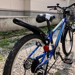 478、【走行少】ジュニアマウンテンバイク20インチブルー