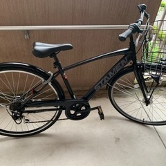STAMEN・アクティブスポーツバイク 27インチ自転車 ブラック シマノ6段変速