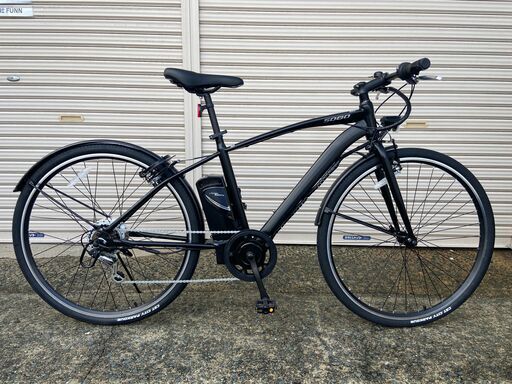 新品/未使用　電動アシスト自転車 クロスバイク 700×35c  マットブラック