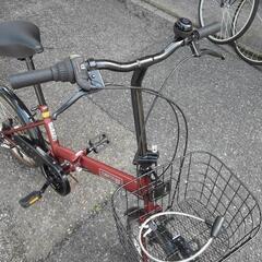 名古屋プレミアム商品券＆金シャチマネーOK！中古自転車２６１１　折り畳み　２０インチ　６段ギヤ　ワイヤー錠　ライトは付属していません 名古屋プレミアム商品券＆金シャチマネーOK！中古自転車2611