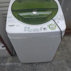 シャープ洗濯機ES-FG45 中古品 無料引取り厳守