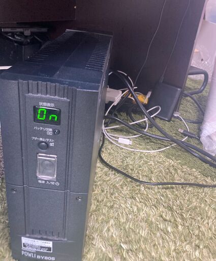 オムロン ソーシアルソリューションズ BY80S 常時商用正弦波 800VA/500W 据置型(BY80S)