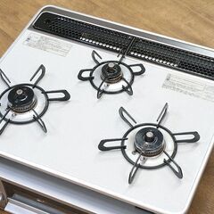 (Y)北大前! 札幌 引取 Paloma/パロマ ビルトインガスコンロ PD-N60WV-60CV ガステーブル 2018年製 LPガス 両面焼きグリル/3口コンロ 2017348