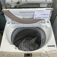 ☆ジモティ割あり☆ SHARP 洗濯機 7kg 年式2019 動作確認