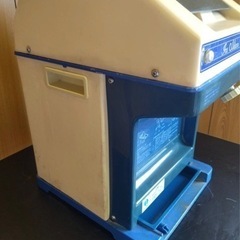 【動確済み】Hatuyuki 氷削機 HC-6 幅270×奥行350×高さ410 100V 業務用かき氷機 スライサー 中部コーポレーション 卓上 お祭り 屋台