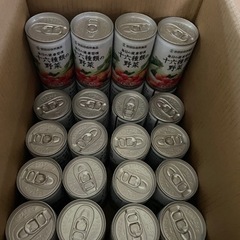 （賞味期限間近）野菜ジュース缶160g × 24缶＋未開封液体味噌