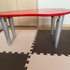 赤　折りたたみ　テーブル