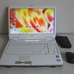 高速SSD240GB搭載　Fujitsu FMV-BIBLO N...