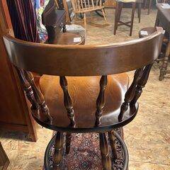 飛騨産業 キツツキマーク カウンターチェア 回転チェア