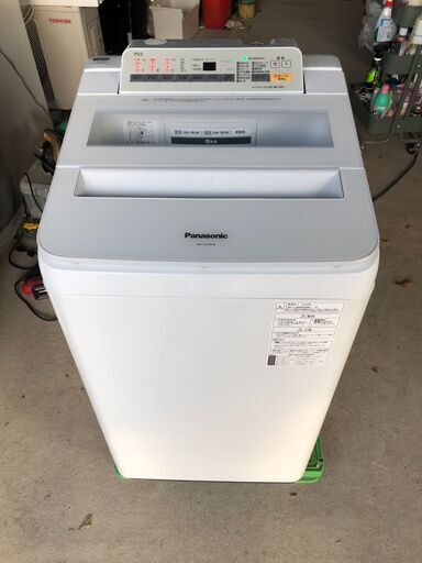 Panasonic 縦型洗濯機 NA-FA70H6 2018年製　7㎏「エコナビ」洗剤を泡立てる「ジェットバブルシステム」