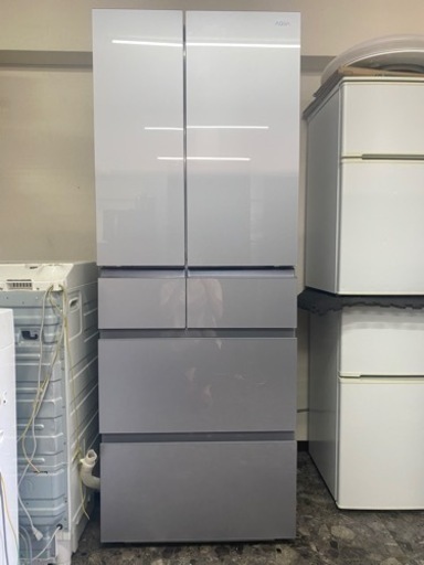AQUA 冷凍冷蔵庫 AQR-FG50C 495L 両開き 2014年製 - キッチン家電