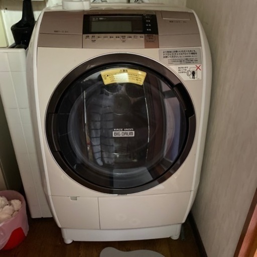 日立全自動洗濯機乾燥機風アイロンbdv9800