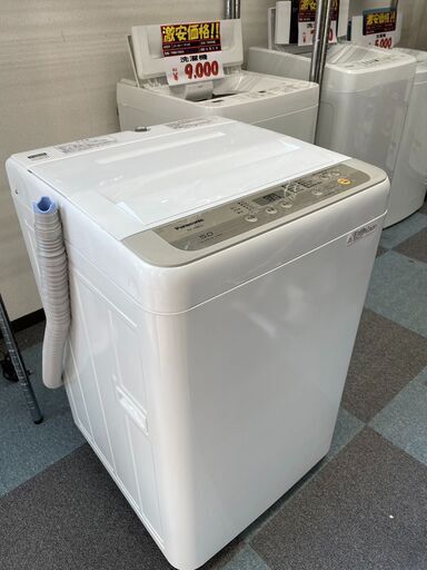 【メール便無料】 A3235　パナソニック　Panasonic　2019年製　5.0㎏　洗濯機　一人暮らし　ファミリー 洗濯機