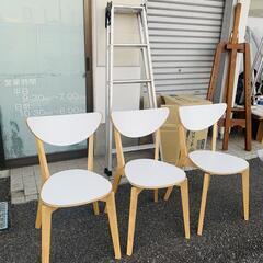 イケア IKEA スタッキングチェア ノールドミーラ 3脚セット