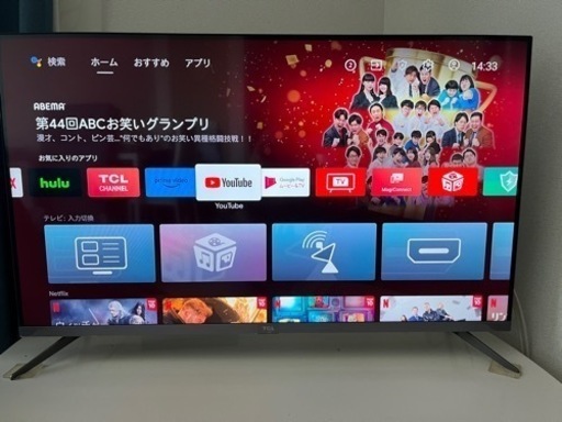 テレビ★ T C L 4Kスマート液晶テレビ