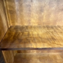 N456★北海道民芸★キャビネット★書棚★幅1075ｍｍ